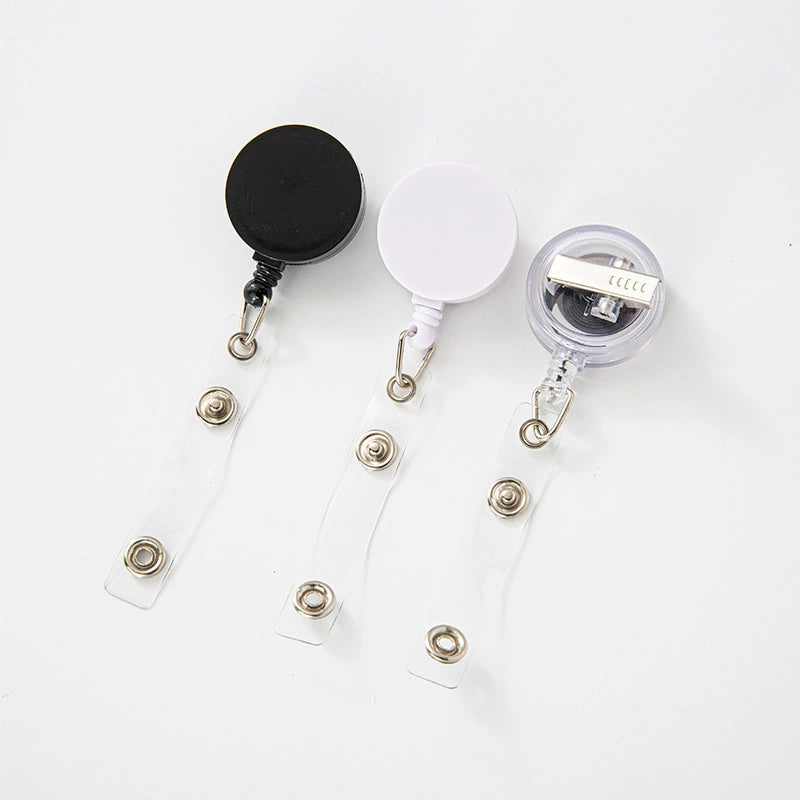 【QH DIY】DIY Badge Reels-Alitgor Clip/360°Swirl/High Quality/Come with Stickers